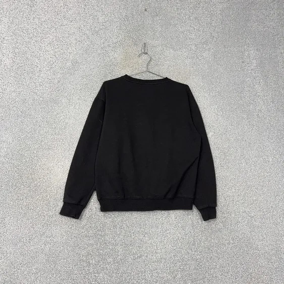 세인트페인 프린팅 블랙 맨투맨 S 상품이미지2