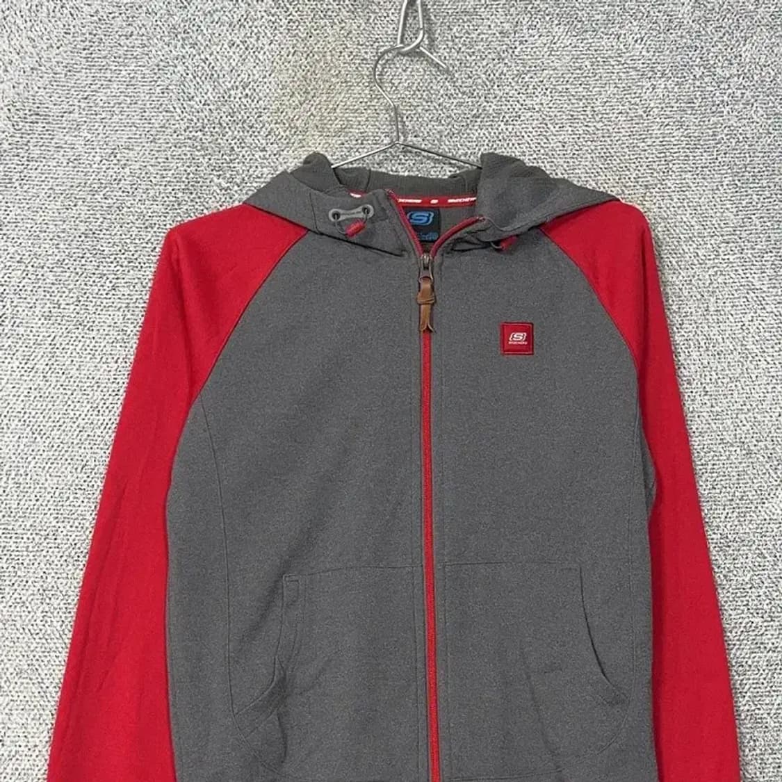 스케쳐스 여성 로고 기능성 투톤 후드집업 90 상품이미지3