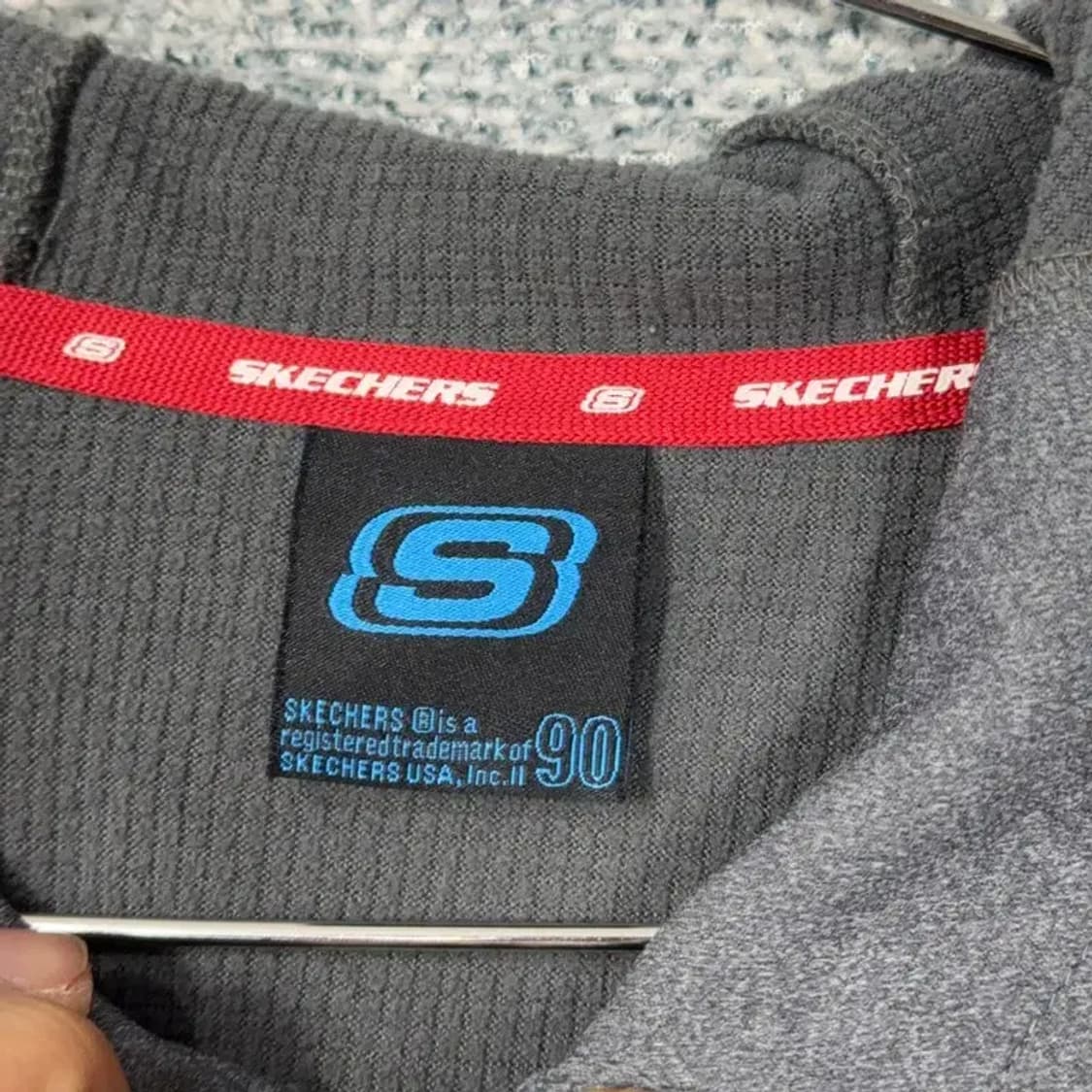 스케쳐스 여성 로고 기능성 투톤 후드집업 90 상품이미지5