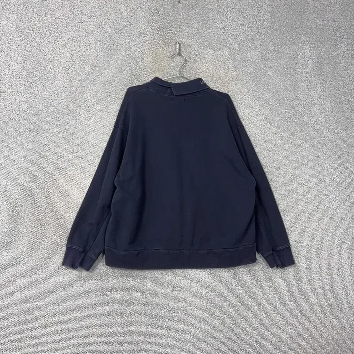 스튜디오 톰보이 네이비 하드코튼 오버핏 맨투맨 상품이미지2