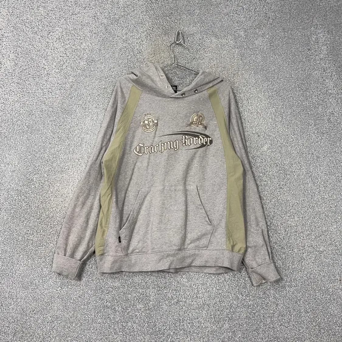 CPGN STUDIO 프린팅 빈티지 그레이 후드티 M 상품이미지1