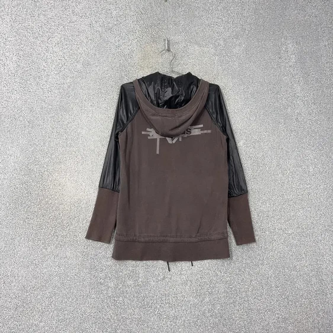 아디다스 브라운 블랙 유광 Y2K 빈티지 후드집업 095 상품이미지2