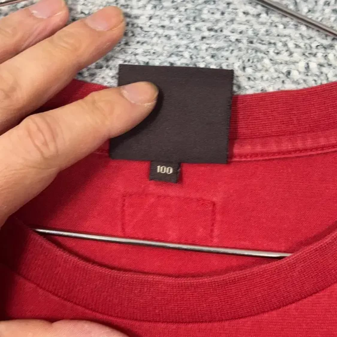 MLB 빈티지 백프린팅 로고 레드 맨투맨 100 상품이미지3