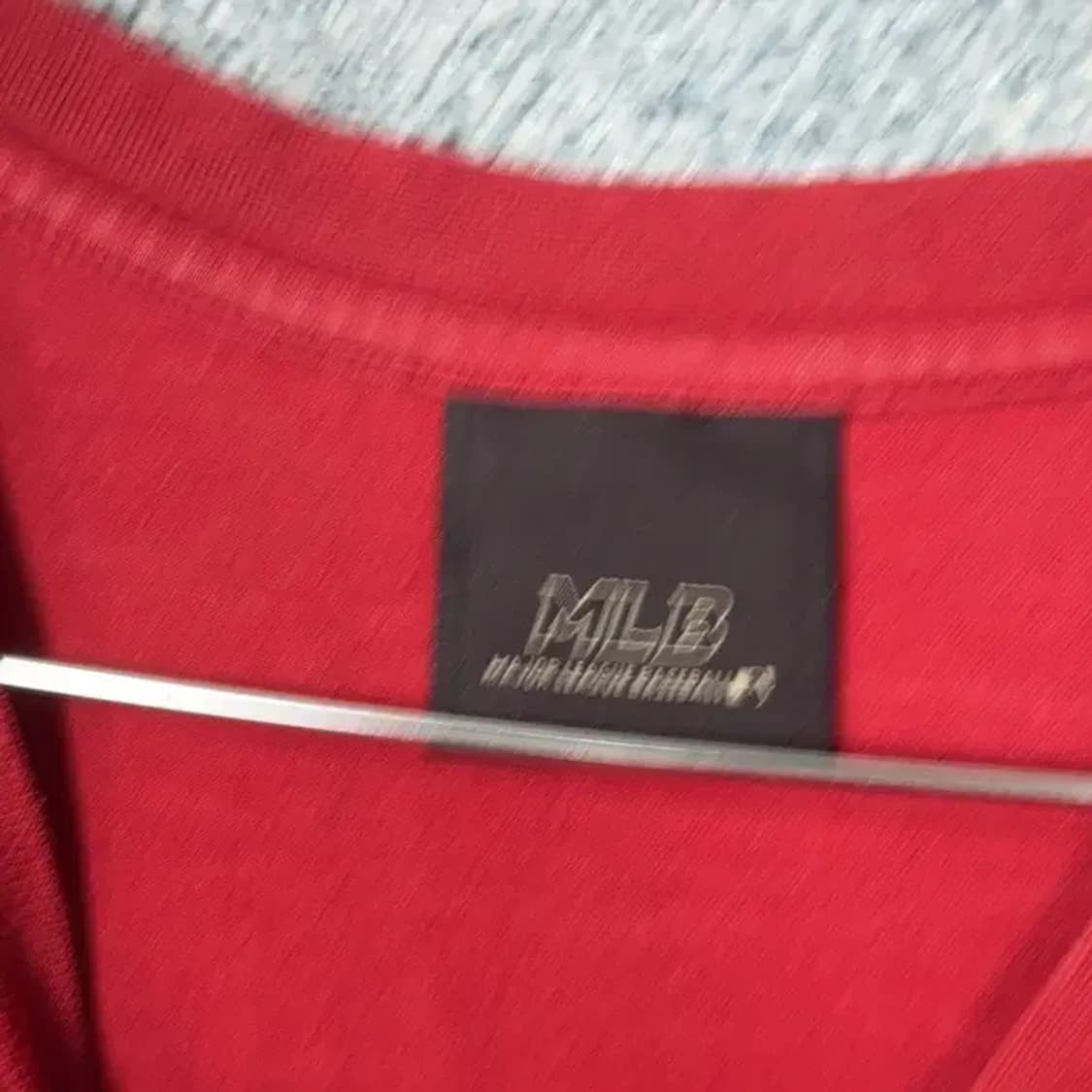 MLB 빈티지 백프린팅 로고 레드 맨투맨 100 상품이미지4