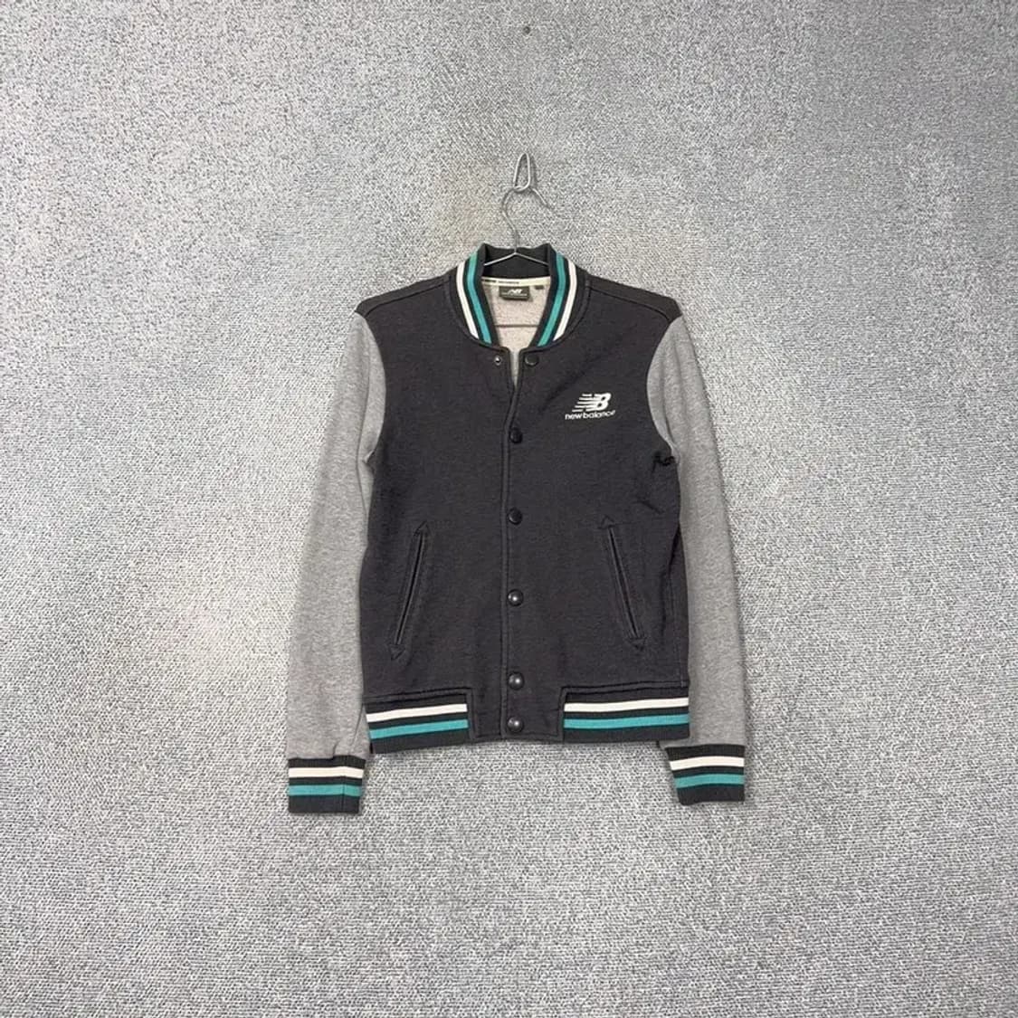 뉴발란스 그레이 로고 단가라 캐주얼 코튼 스타디움 자켓 90 상품이미지1