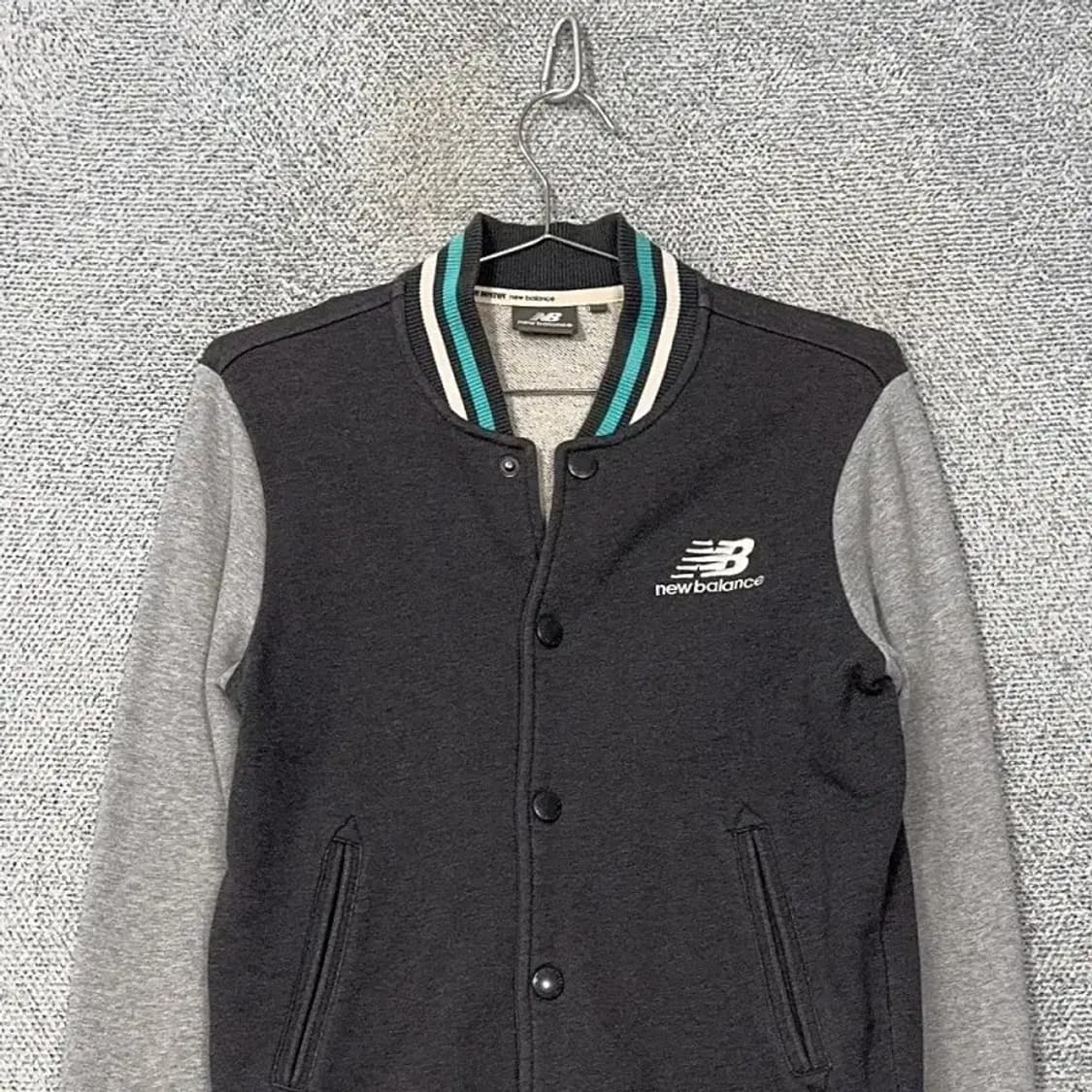 뉴발란스 그레이 로고 단가라 캐주얼 코튼 스타디움 자켓 90 상품이미지3
