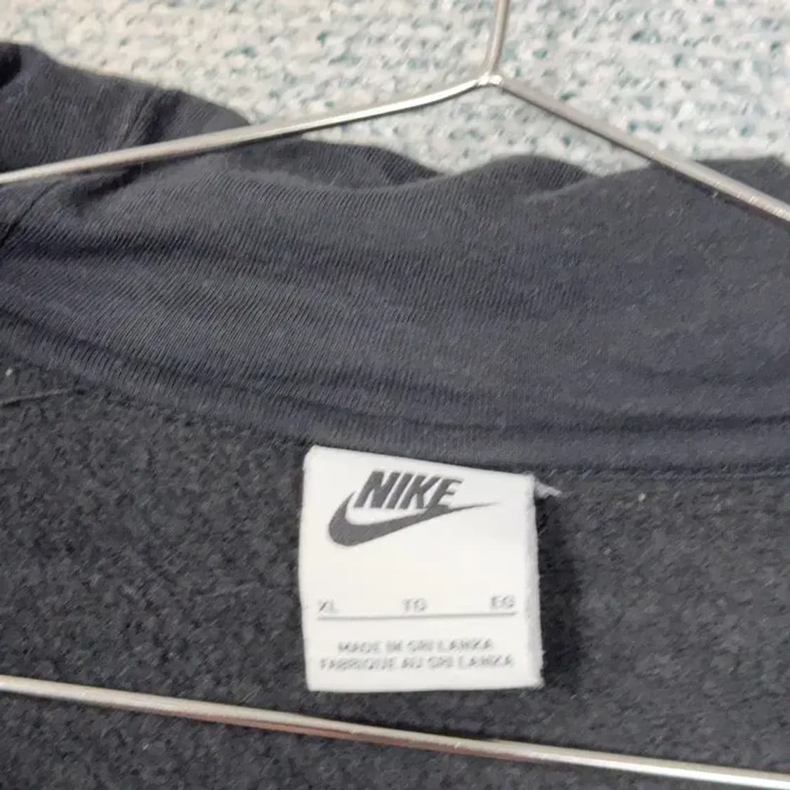 나이키 블랙 로고 스우시 오버핏 후드집업 XL 상품이미지3