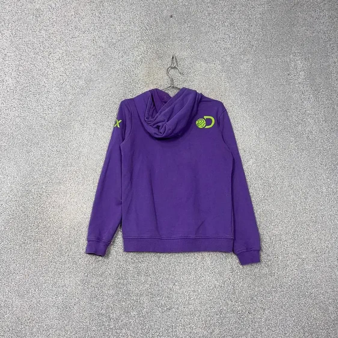 디스커버리 프린팅 퍼플 로고 캐주얼 후드티 90 상품이미지2