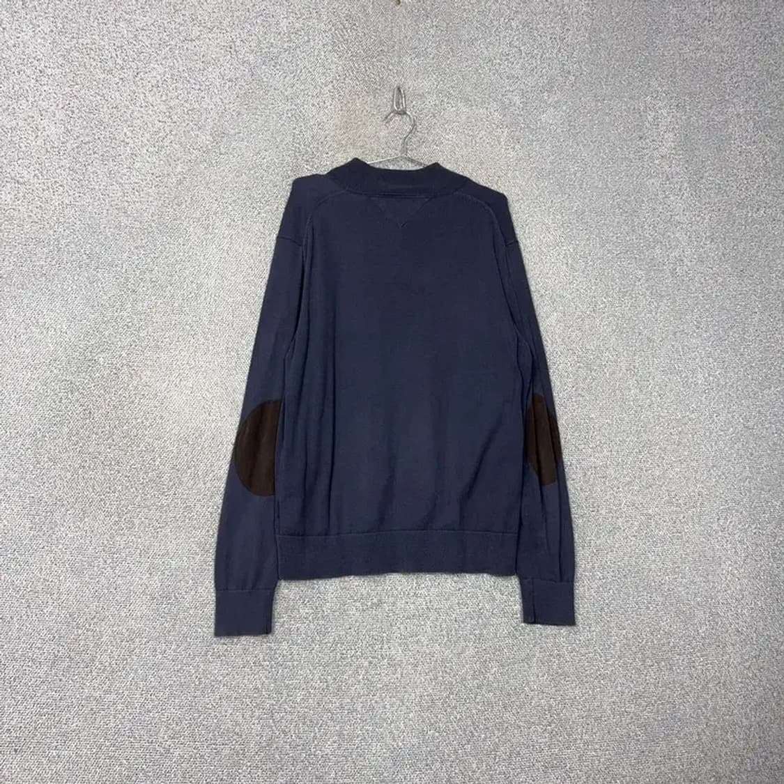 타미힐피거 로고 반집업 네이비 니트 XL 상품이미지2