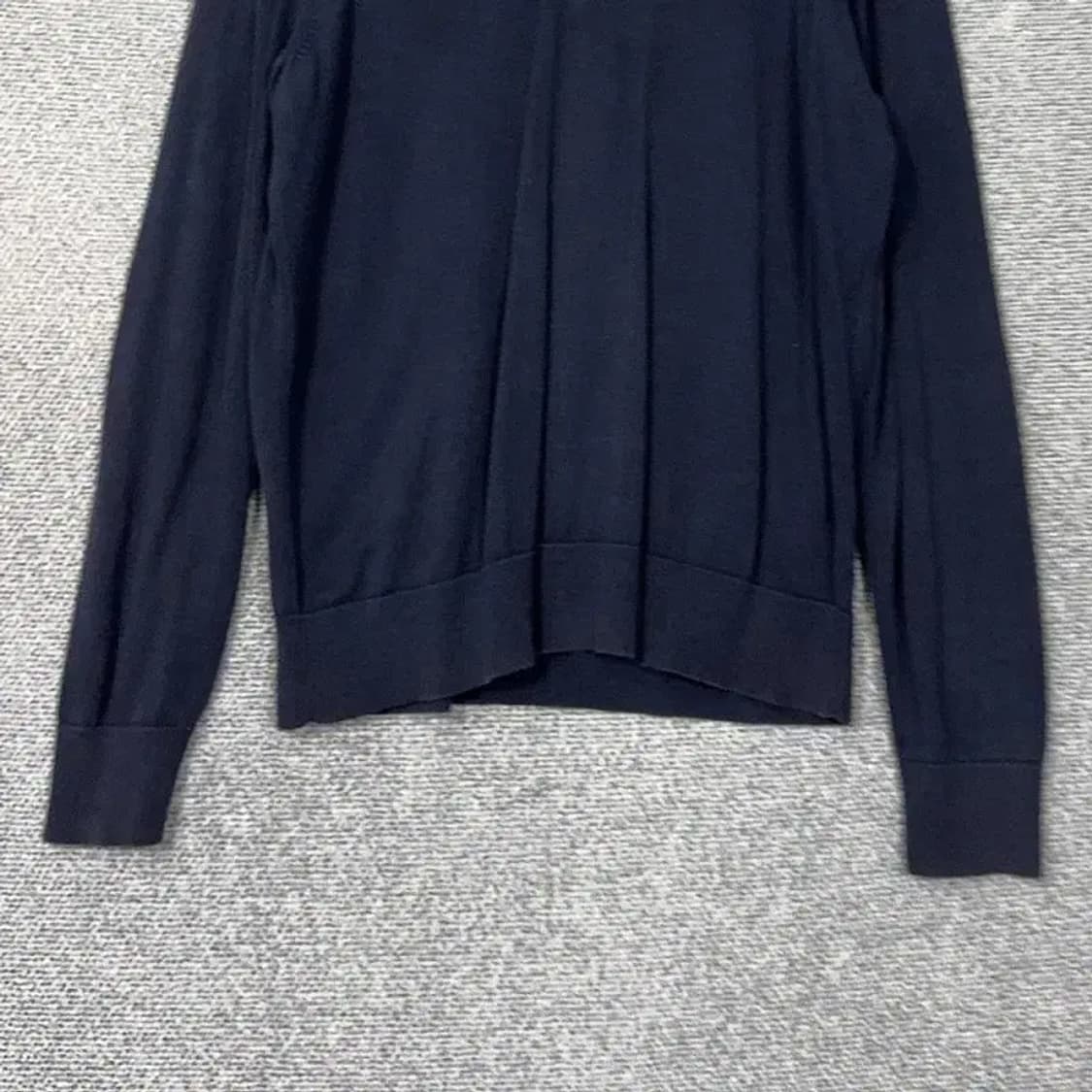 타미힐피거 로고 반집업 네이비 니트 XL 상품이미지4