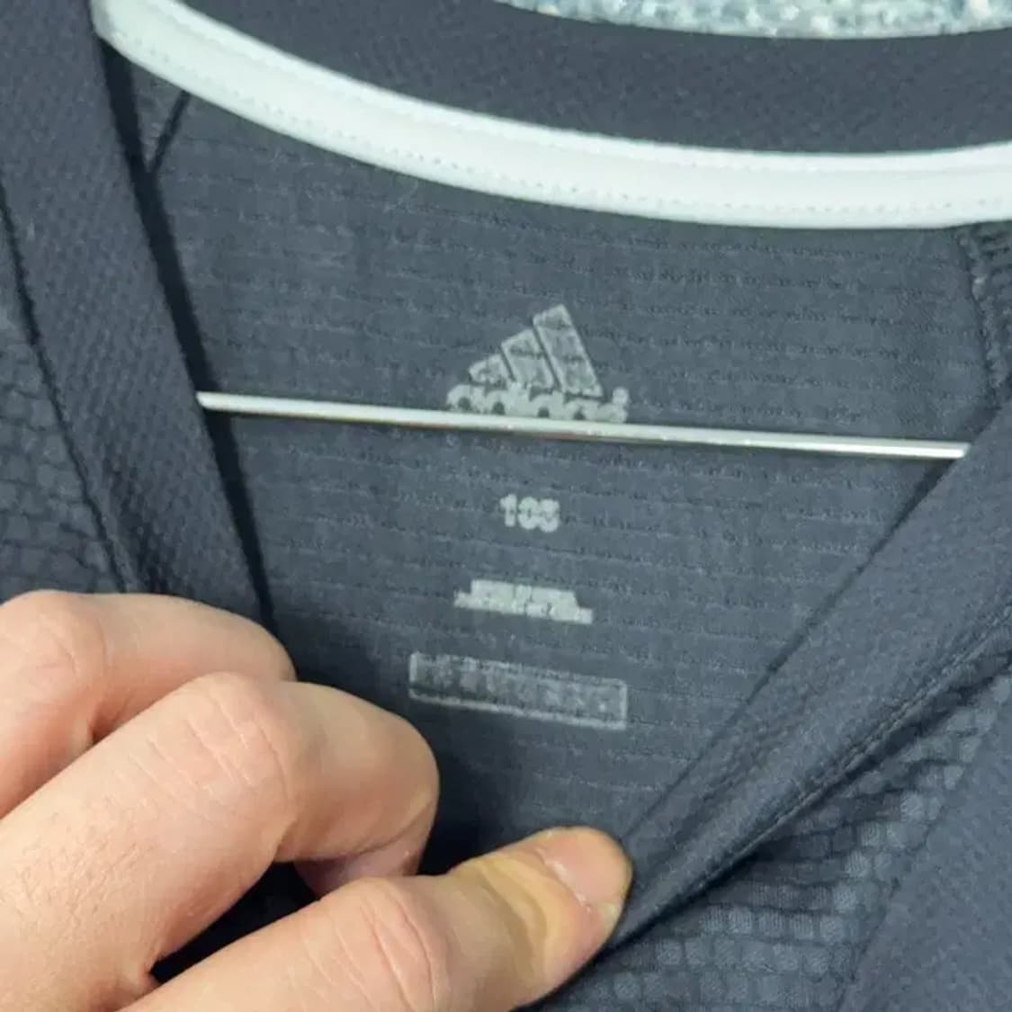 아디다스 기능성 로고 블랙 긴팔 티 105 상품이미지4