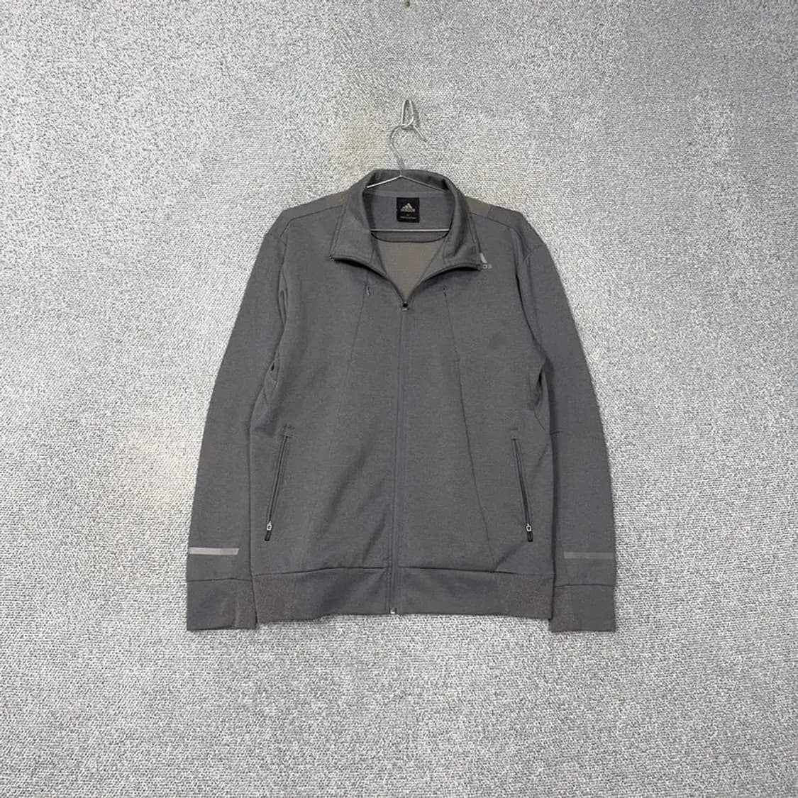 아디다스 그레이 집업 져지 XL 상품이미지1