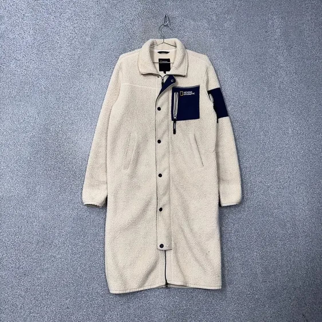 내셔널지오그래픽 후리스 크림 코트 90 상품이미지1