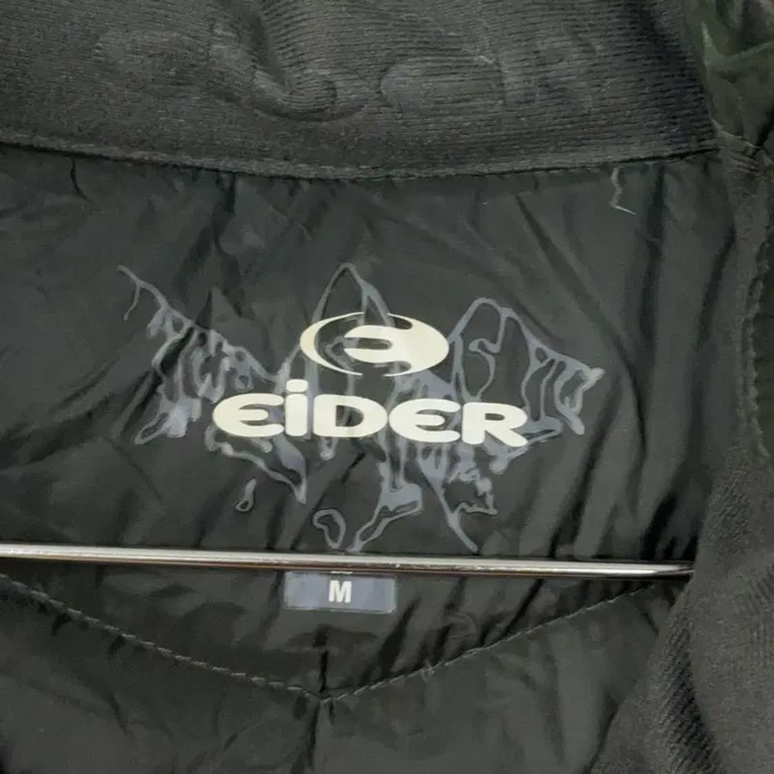 아이더 구스 700 카키 경량 패딩 M 상품이미지5