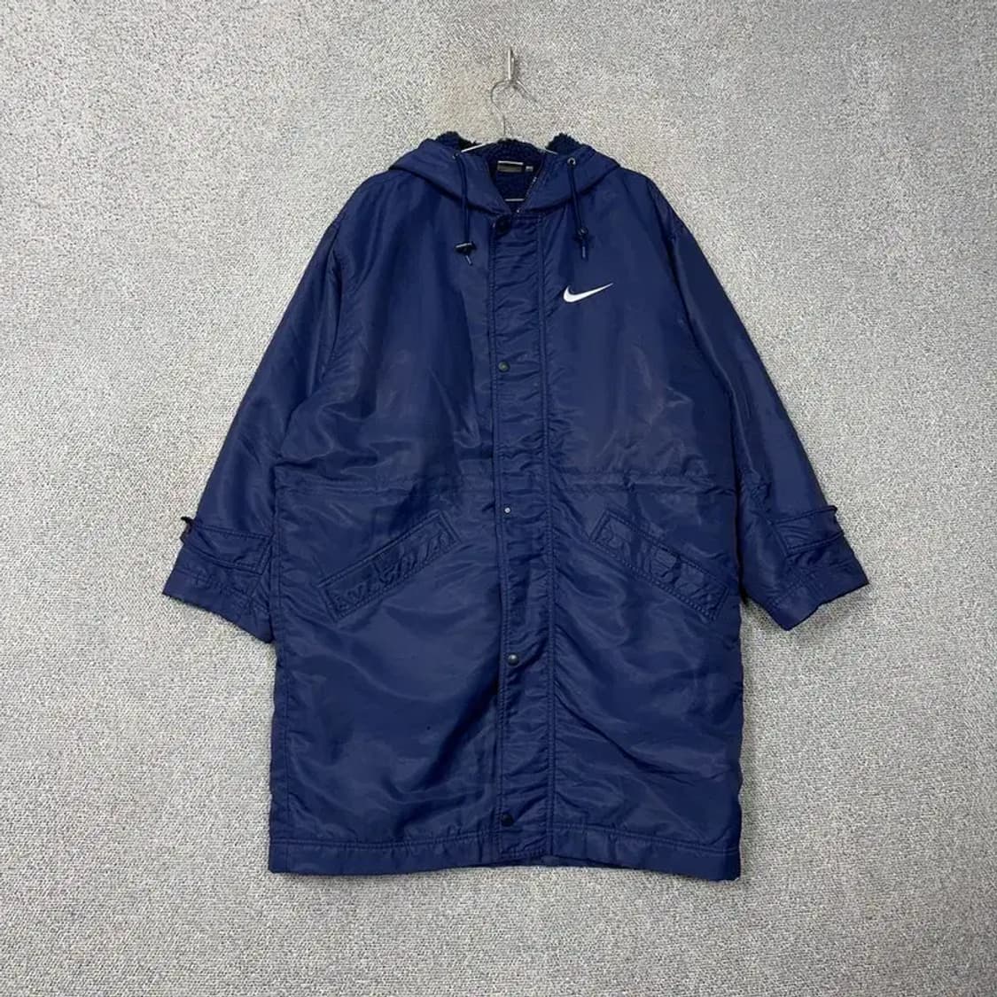 나이키 빅로고 네이비 우븐 코트 M 상품이미지1