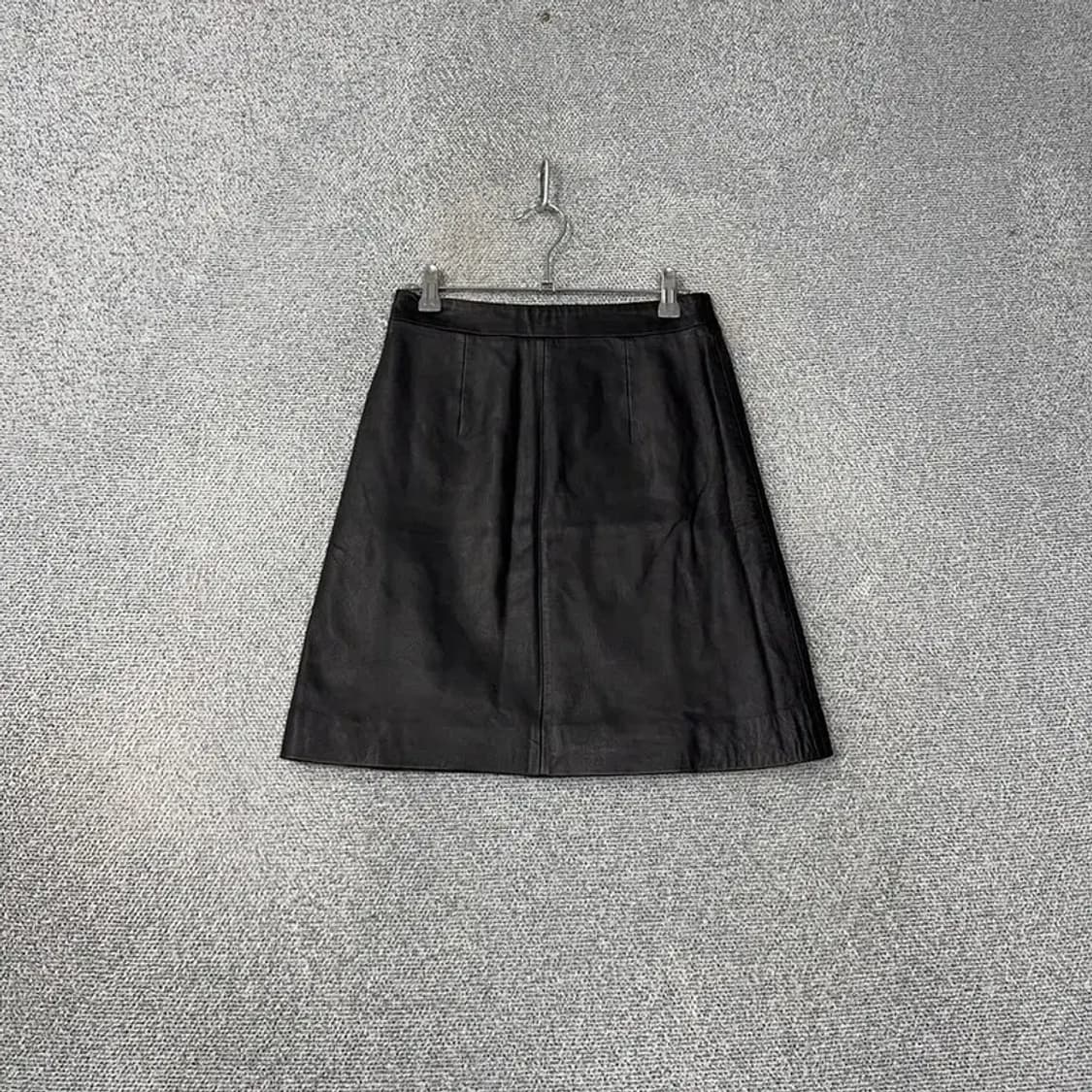 올세인츠 레더 가죽 블랙 미니스커트 US8 상품이미지2