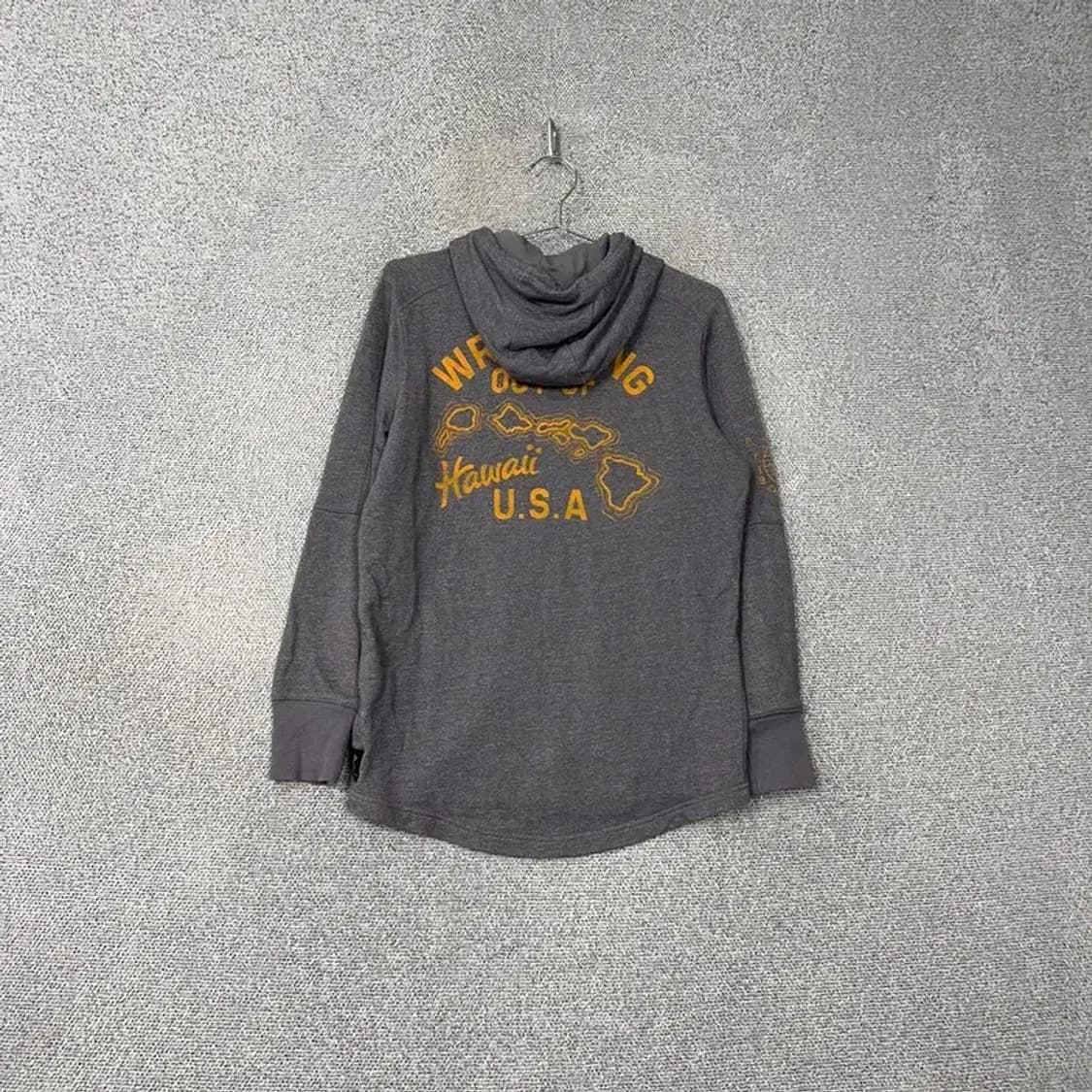 언더아머 백로고 그레이 후드집업 S 상품이미지2