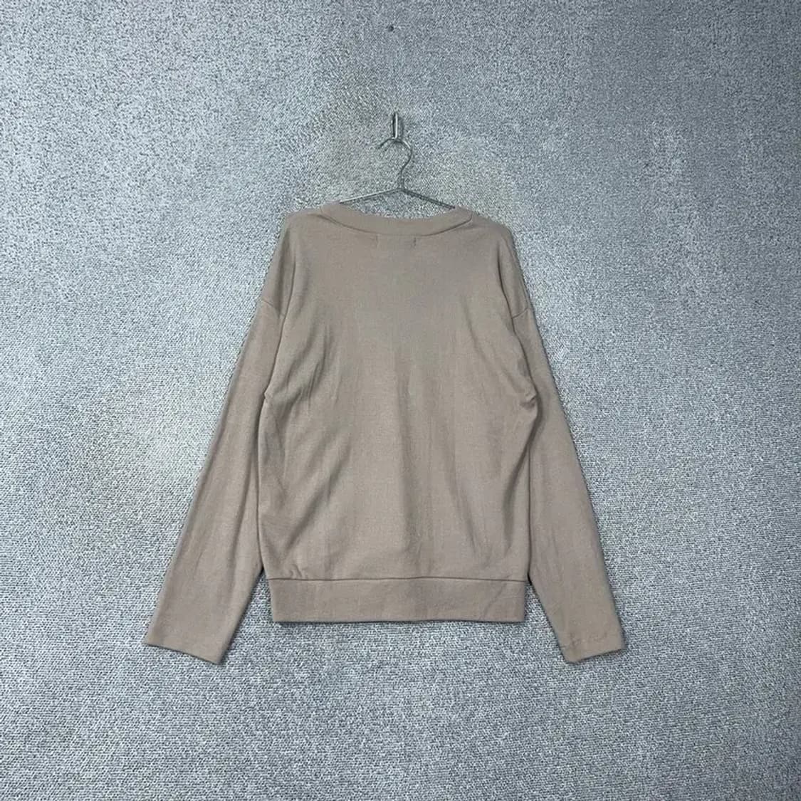 에잇세컨즈 브이넥 베이지 니트 M 상품이미지2