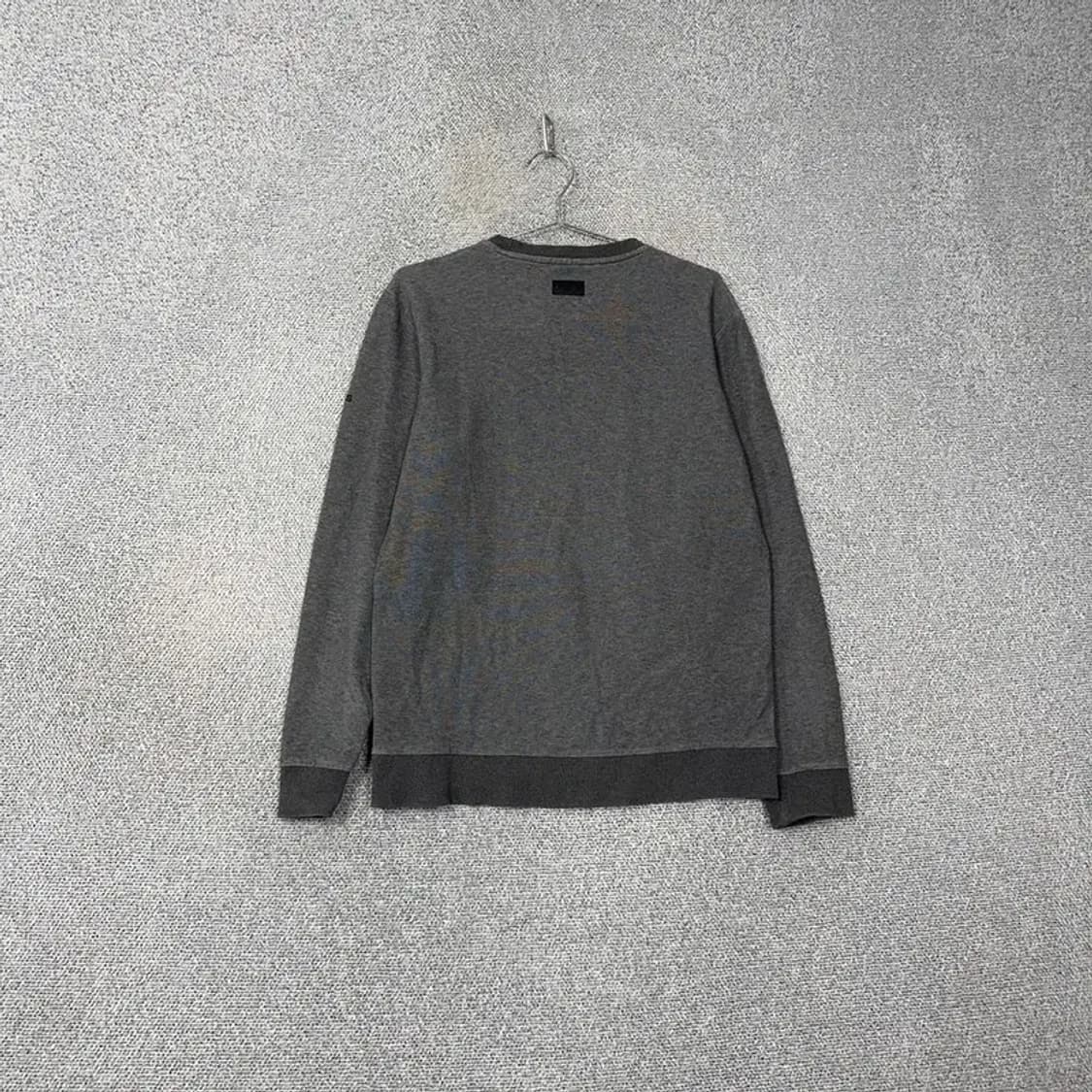 아디다스 로고 그레이 맨투맨 100 상품이미지2