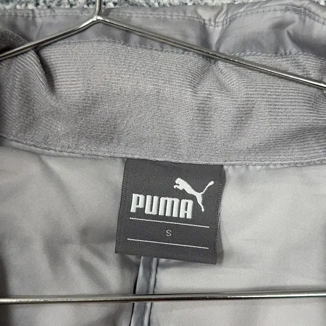 푸마 라이트 그레이 경량 롱패딩 S 상품이미지5