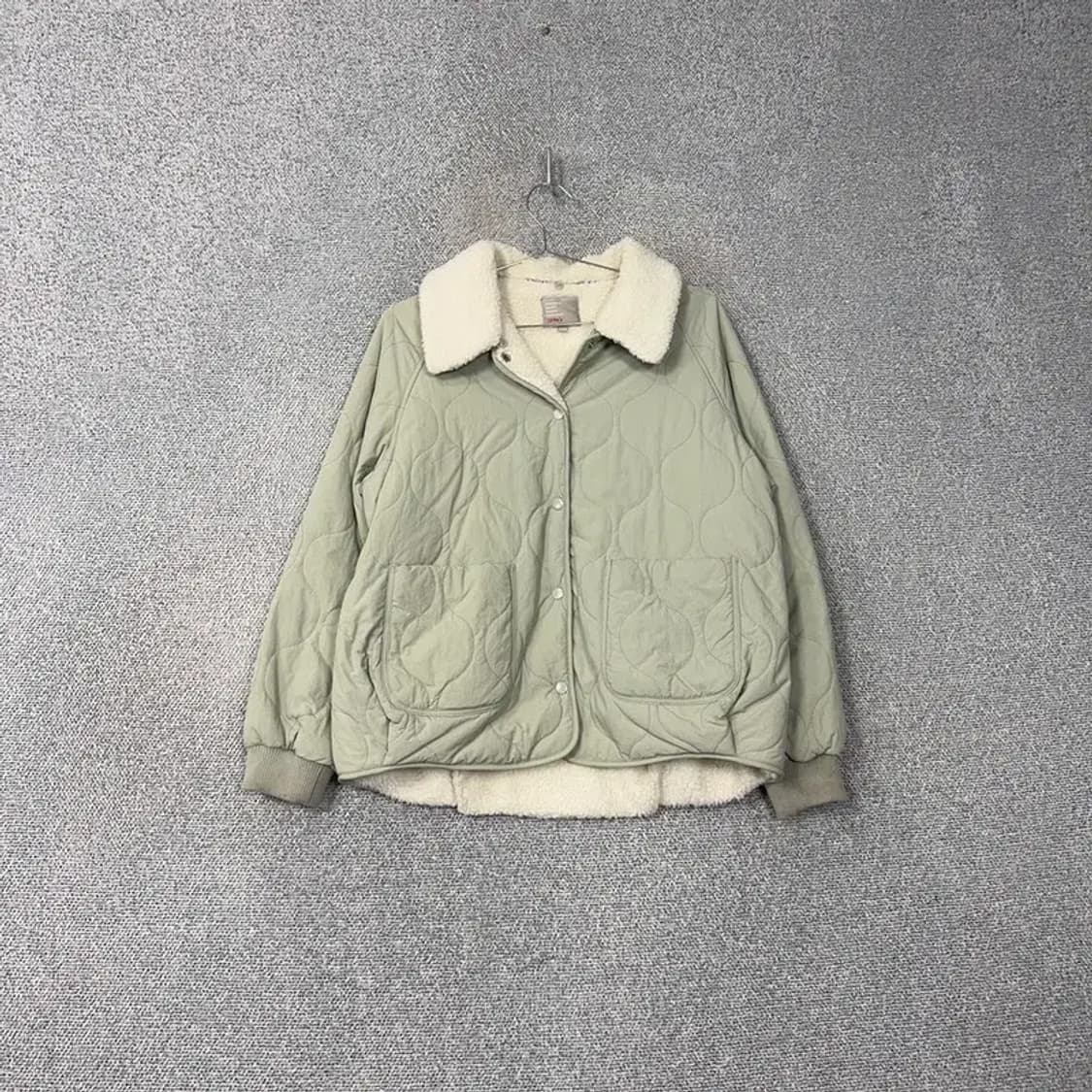 스파오 라이트 그린 양털 캐주얼 자켓 M 상품이미지1