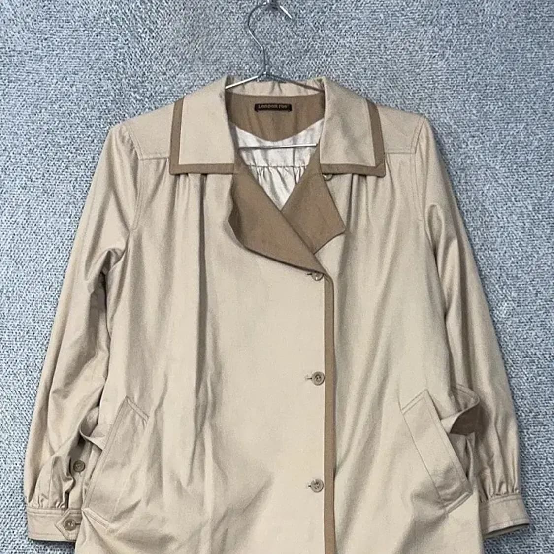 런던포그 클래식 연베이지 빈티지 롱 트렌치 코트 54 상품이미지3