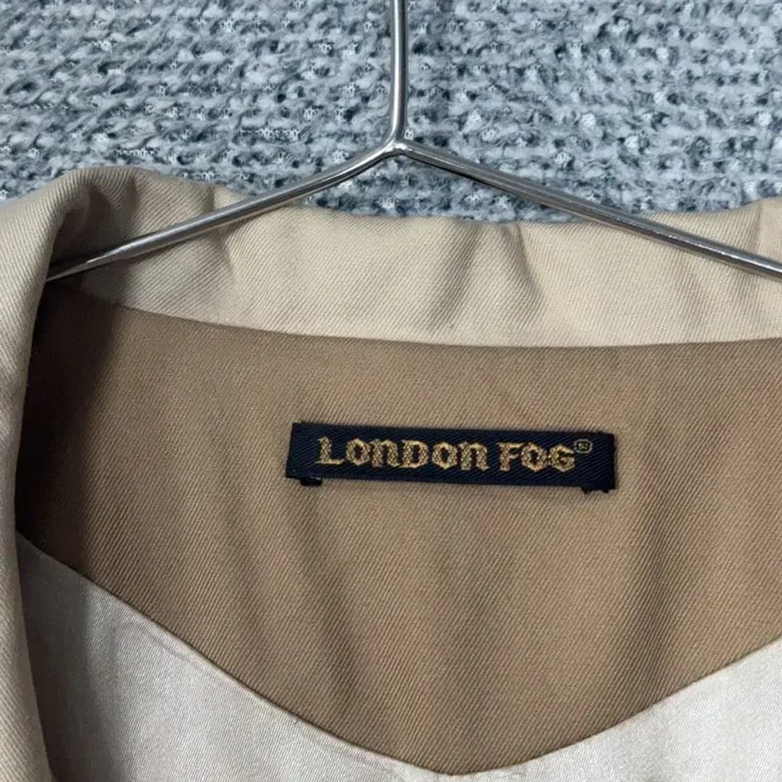 런던포그 클래식 연베이지 빈티지 롱 트렌치 코트 54 상품이미지5