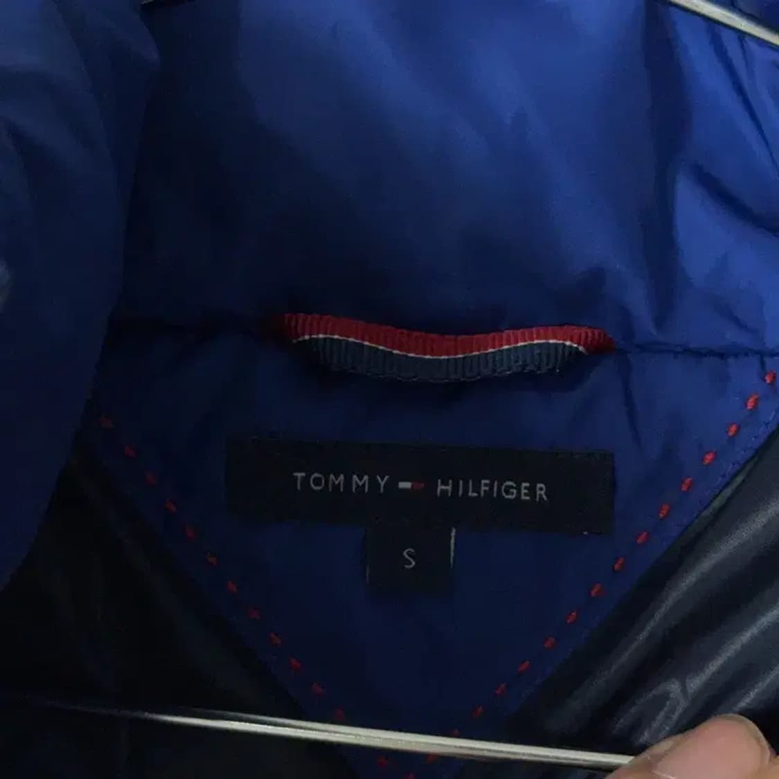 타미힐피거 덕다운 블루 패딩 S 상품이미지5