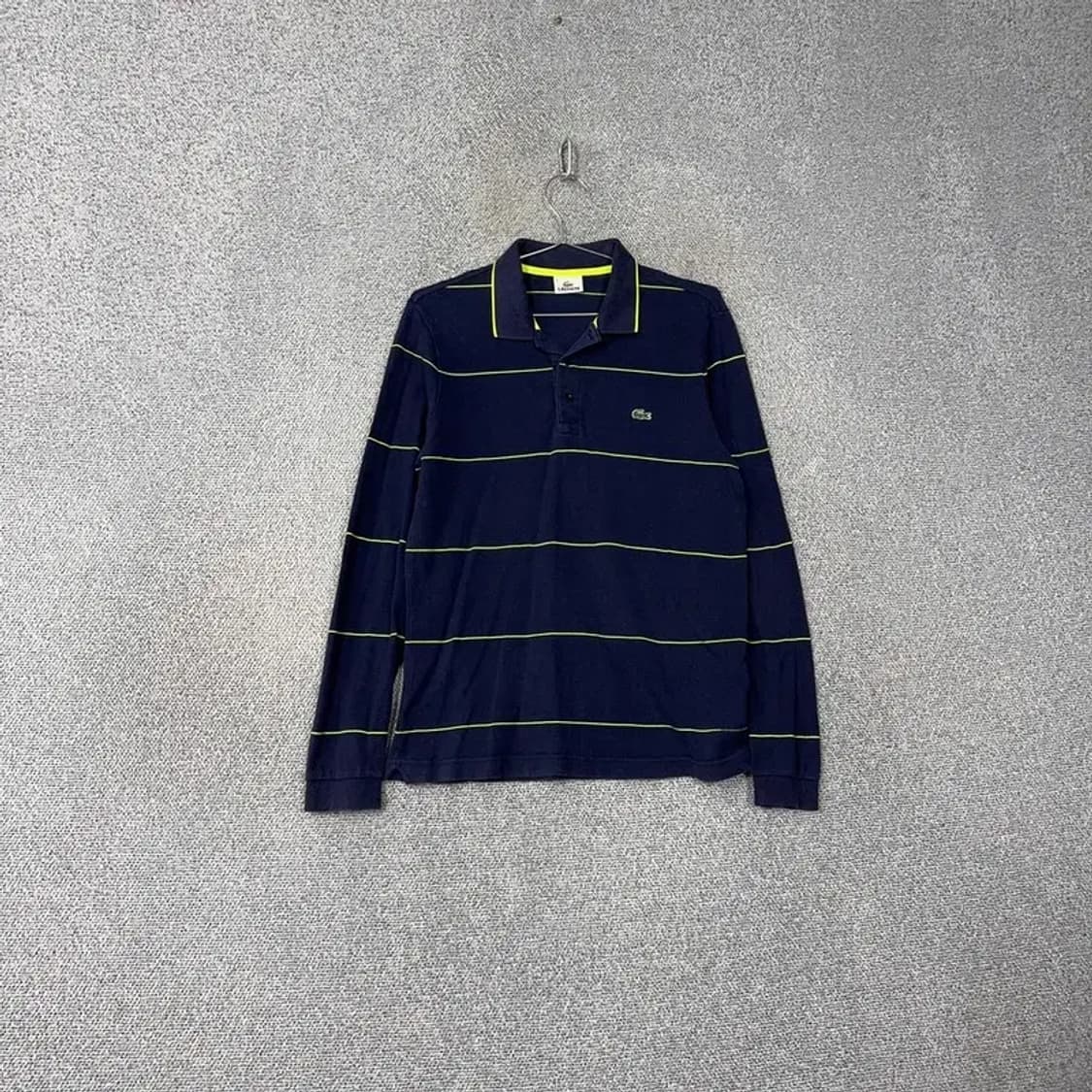 라코스테 스트라이프 네이비 카라티 95 상품이미지1