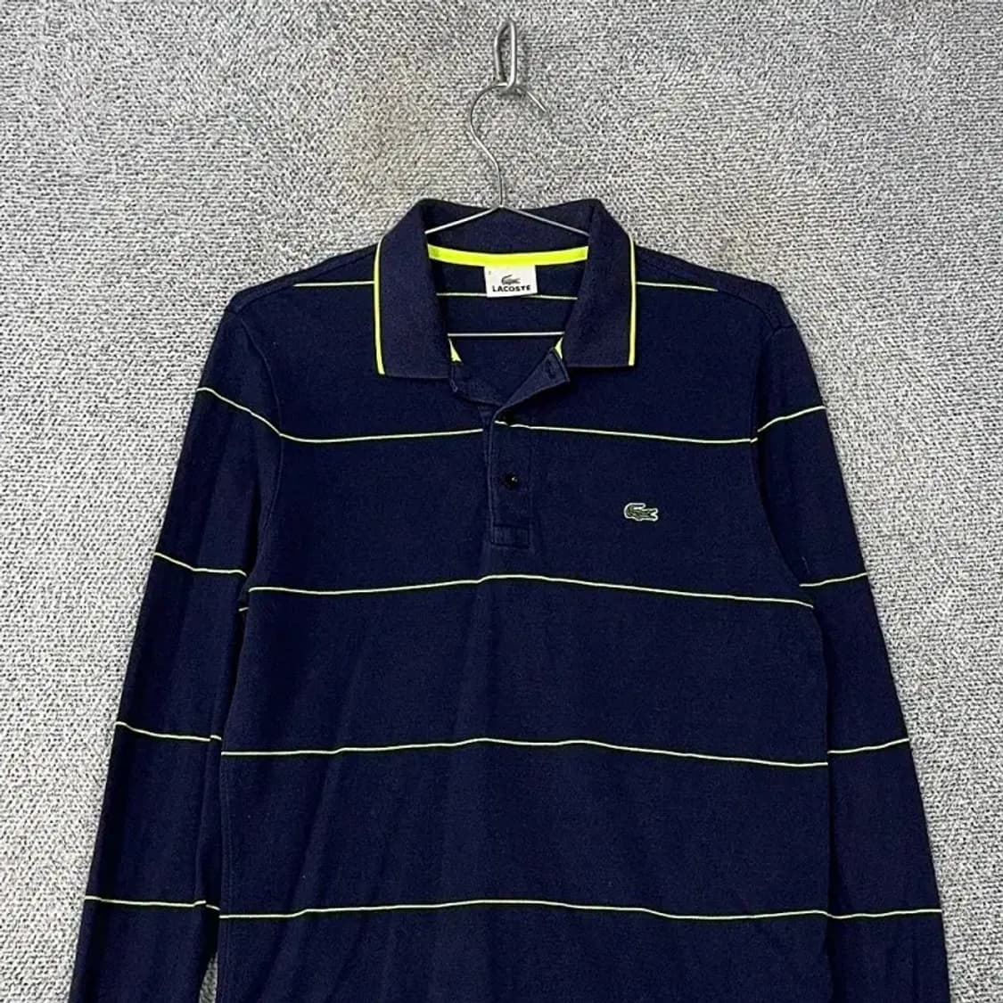 라코스테 스트라이프 네이비 카라티 95 상품이미지3