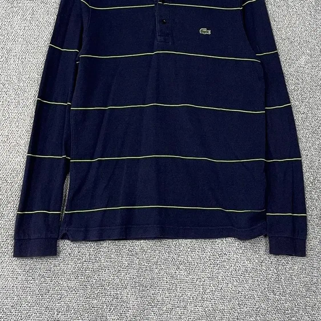 라코스테 스트라이프 네이비 카라티 95 상품이미지4