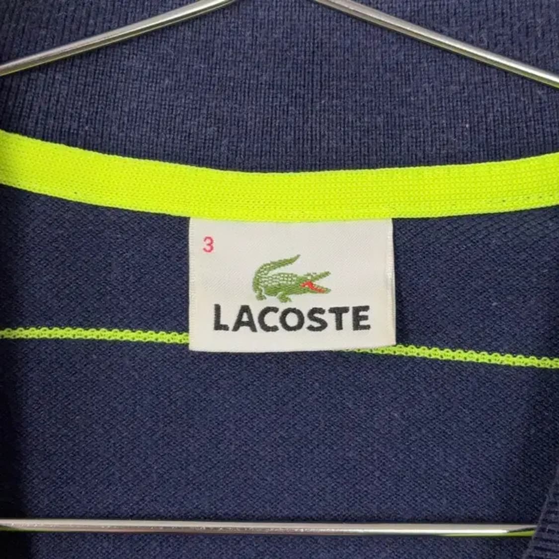 라코스테 스트라이프 네이비 카라티 95 상품이미지5