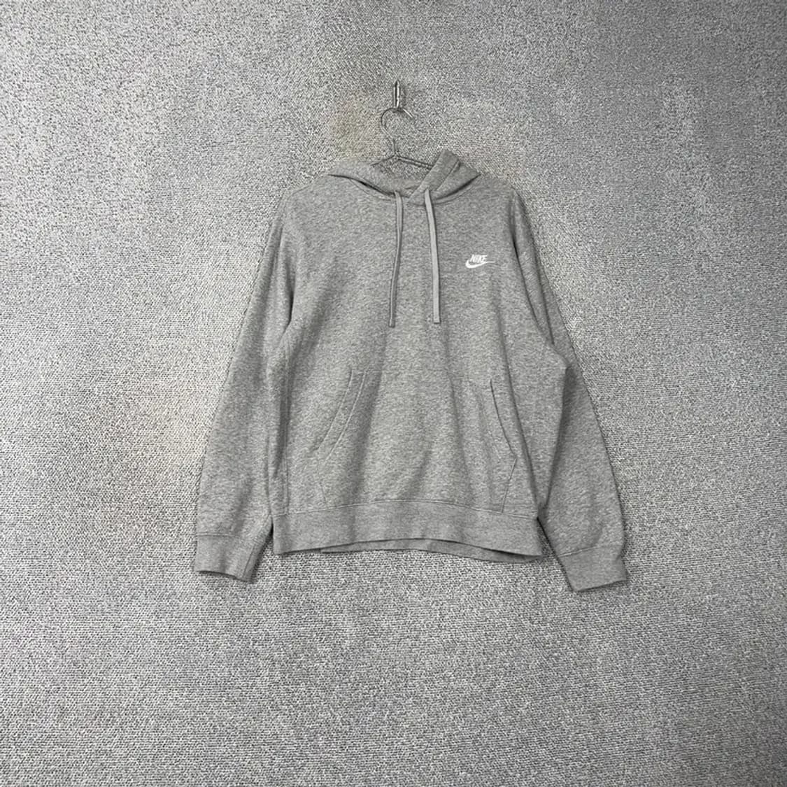 나이키 스우시 라이트 그레이 후드티 M 상품이미지1