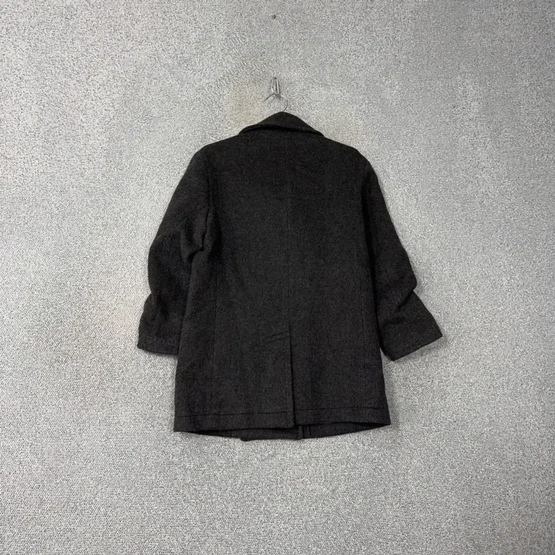 라코스테 그레이 클래식 여성 울 버튼 코트 100 상품이미지2