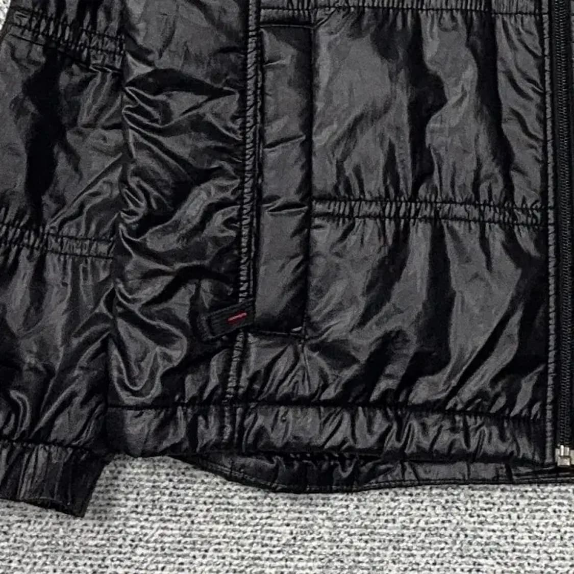 빈폴 유광 블랙 경량 패딩 자켓 100 상품이미지3