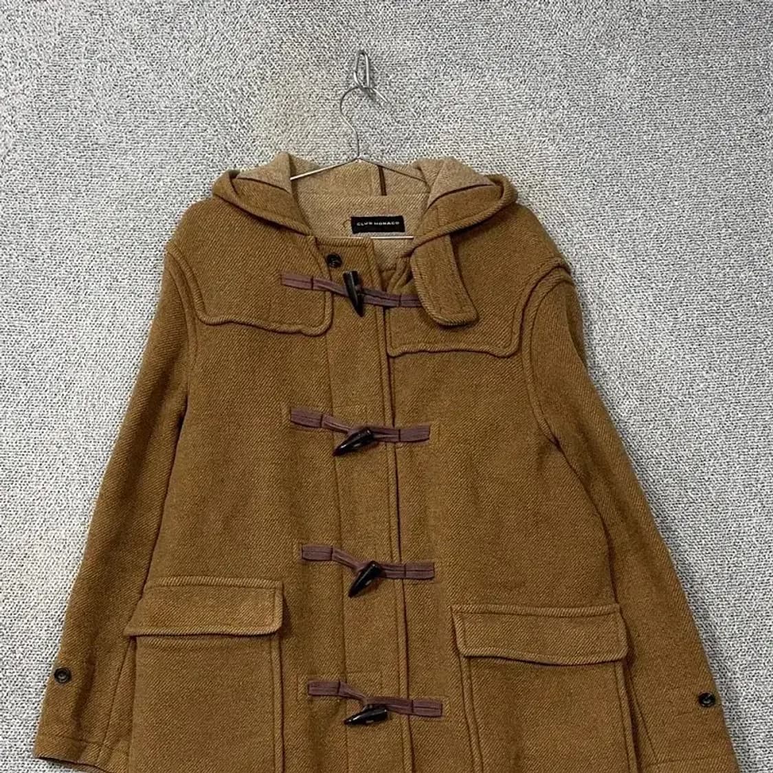 클럽모나코 떡볶이 브라운 더플 코트 상품이미지3