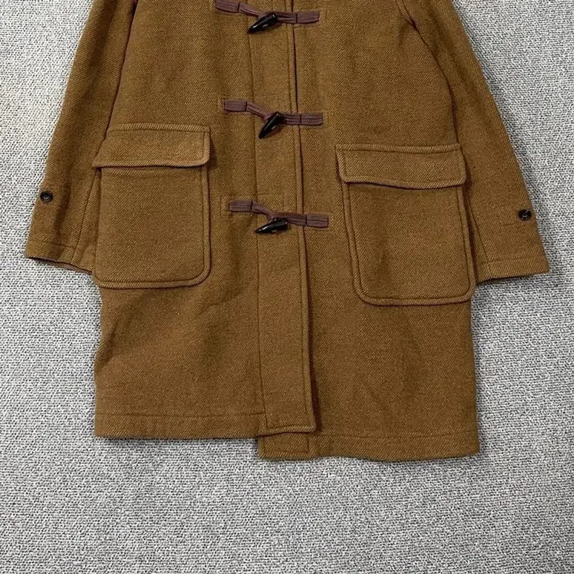 클럽모나코 떡볶이 브라운 더플 코트 상품이미지4