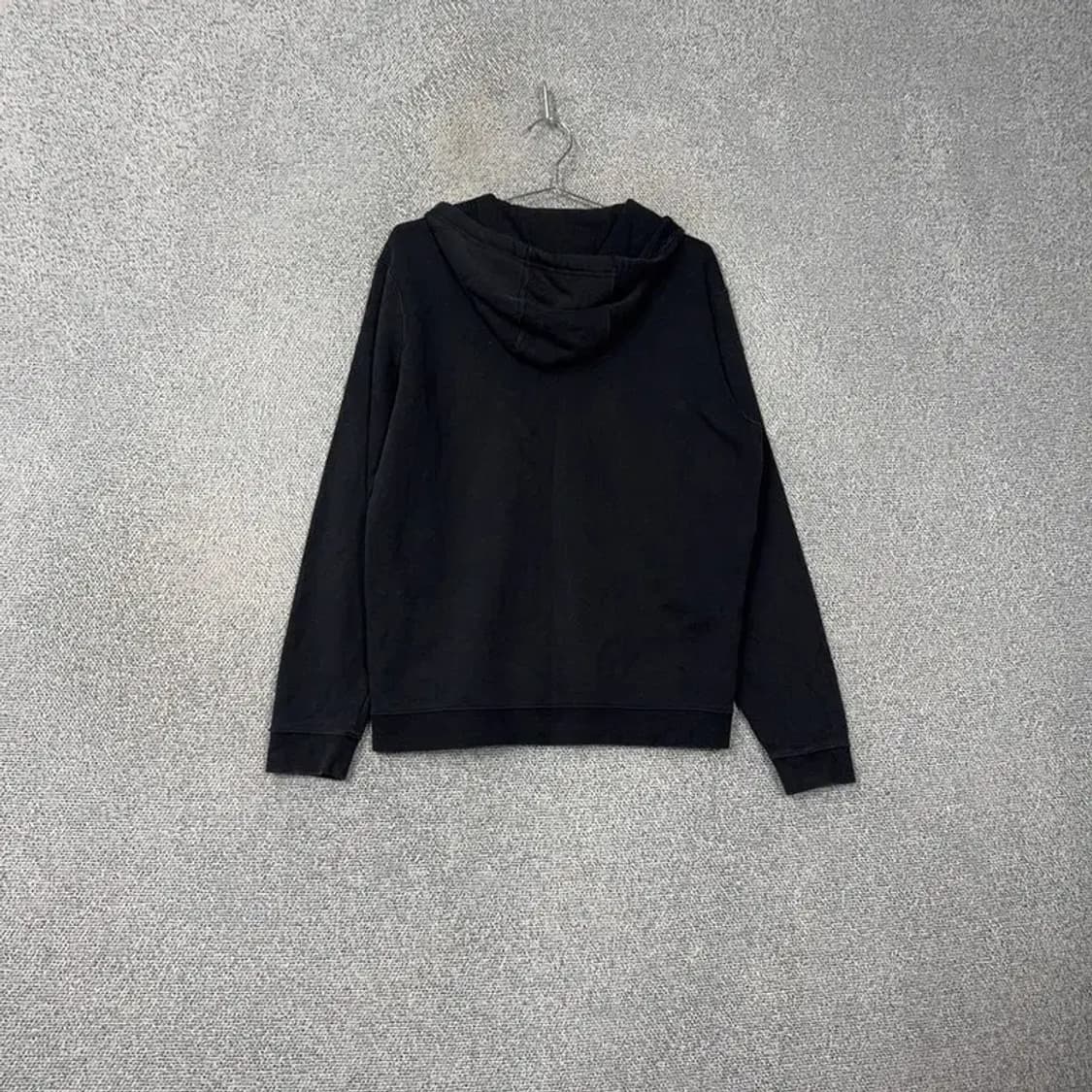 나이키 스우시 로고 블랙 후드 집업 100 상품이미지2