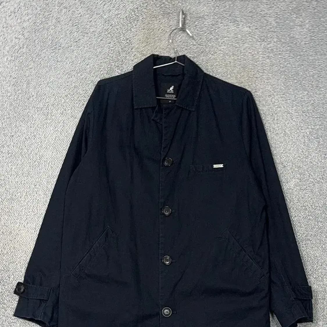 캉골 코튼 남성 네이비 트렌치 코트 M 상품이미지3