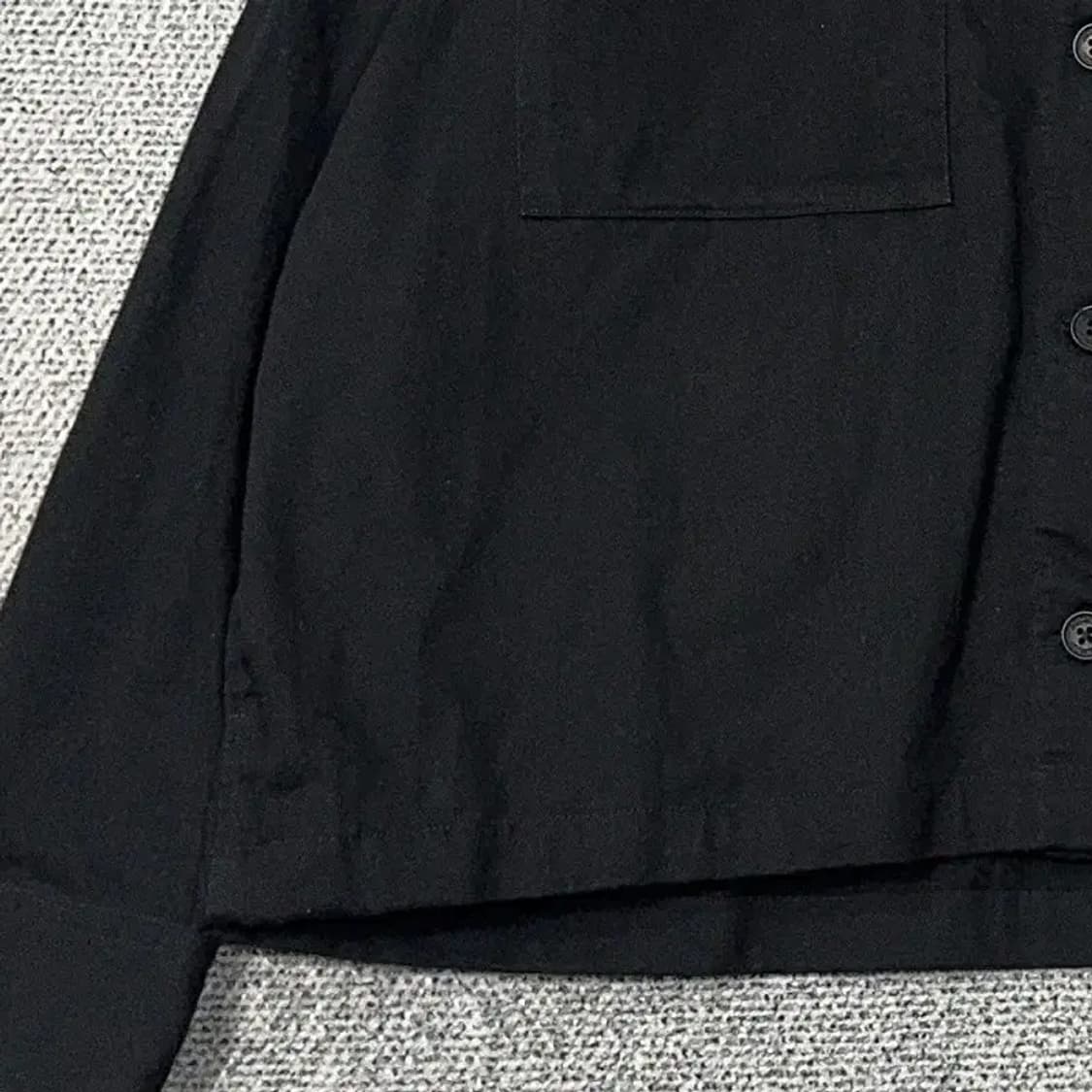 에디바우어 코튼 블랙 크롭 자켓 105 상품이미지3