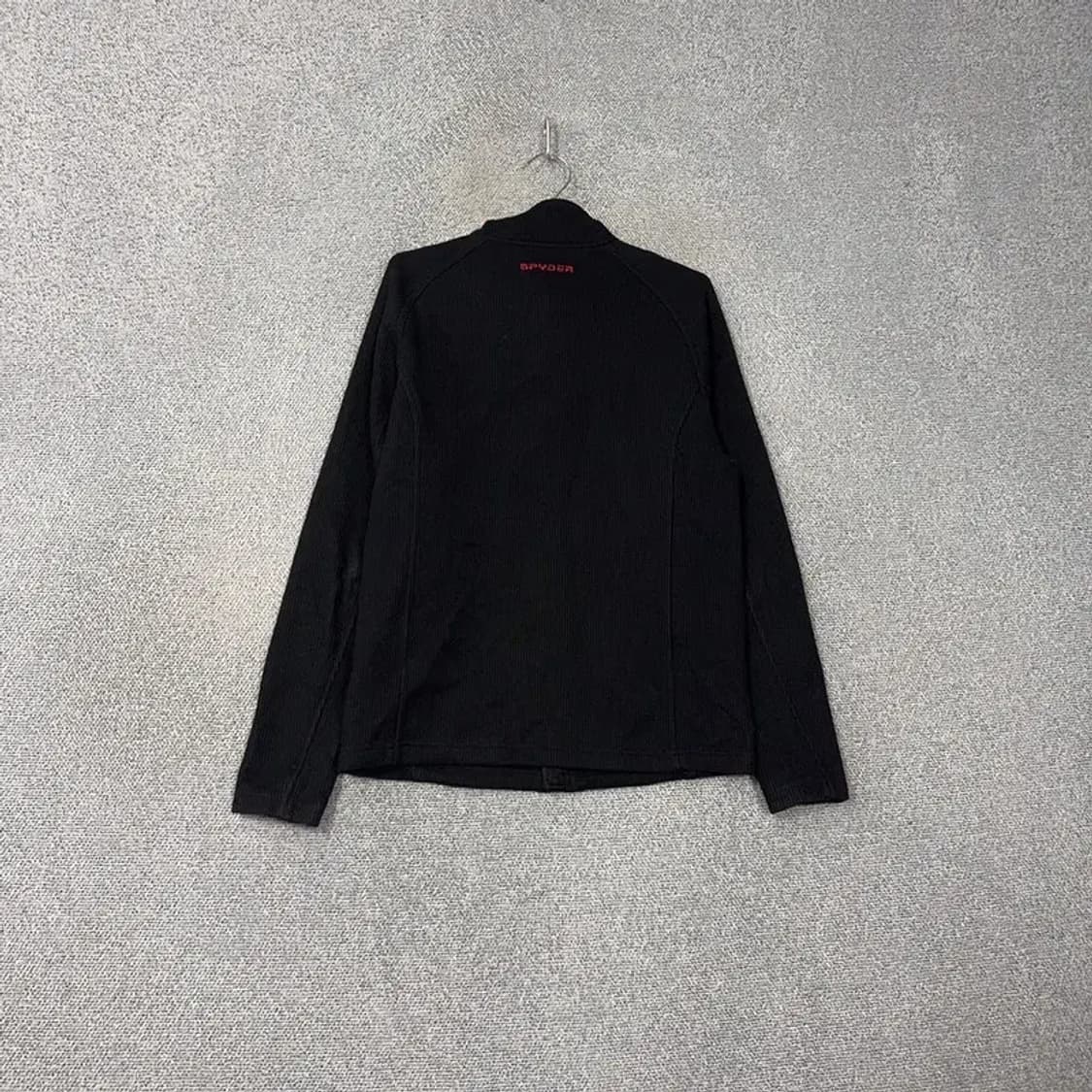 스파이더 레드 로고 블랙 집업 M 상품이미지2