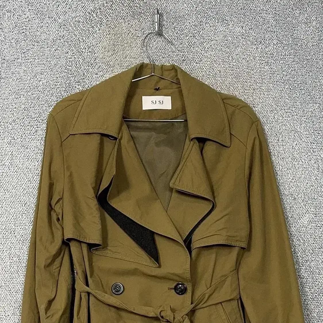 한섬 SJSJ  카멜 코튼 트렌치 코트 82-94-160 상품이미지3