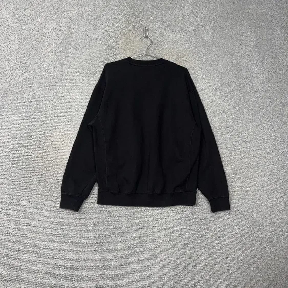 커버낫 로고 블랙 맨투맨 L 상품이미지2