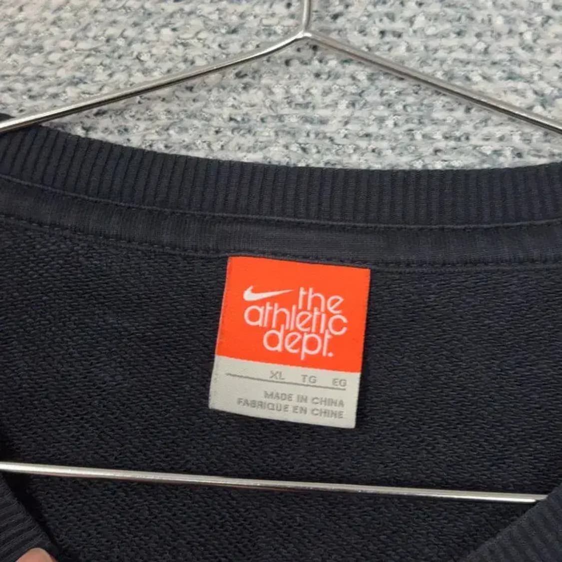 나이키 프린팅 로고 블랙 맨투맨 105 상품이미지5