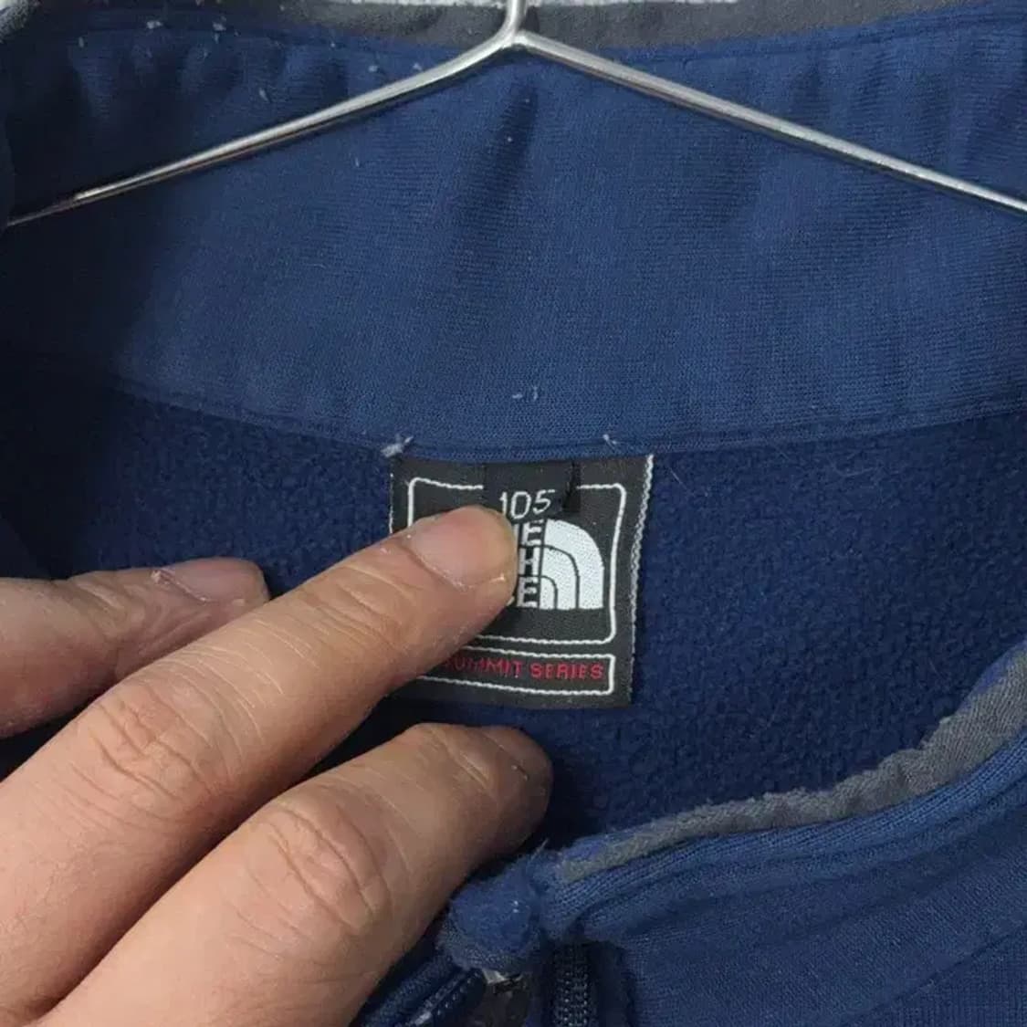 노스페이스 등산 포켓 네이비 반집업 105 상품이미지6
