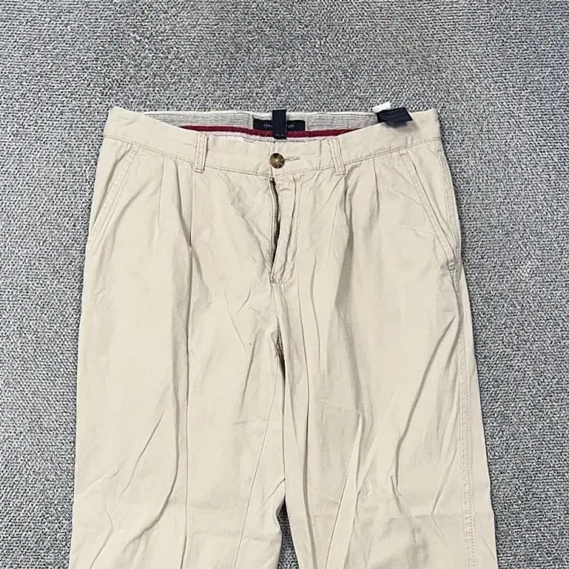 타미힐피거 크림 연베이지 캐주얼 치노팬츠 면바지 32 32 상품이미지3