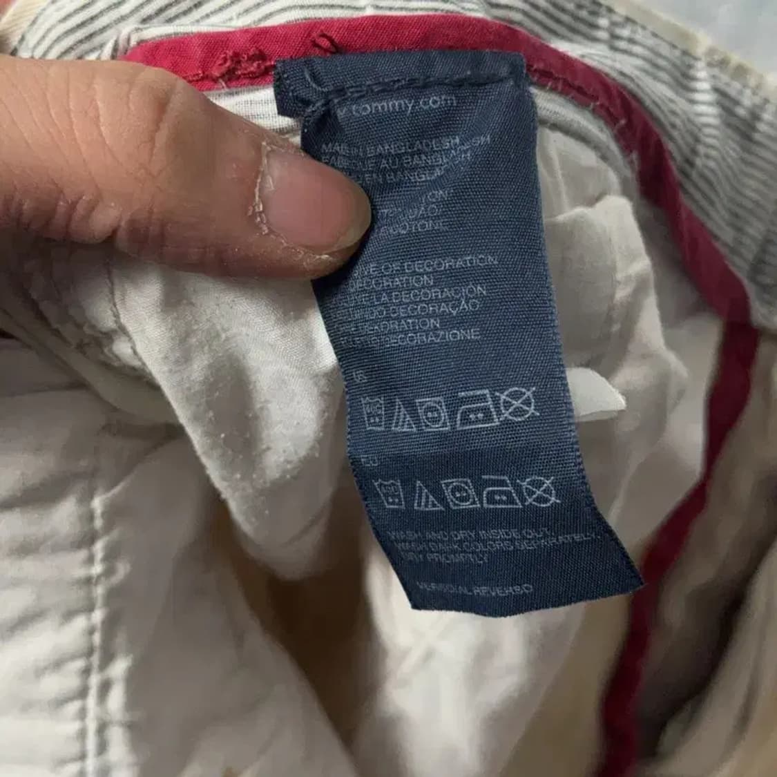 타미힐피거 크림 연베이지 캐주얼 치노팬츠 면바지 32 32 상품이미지6