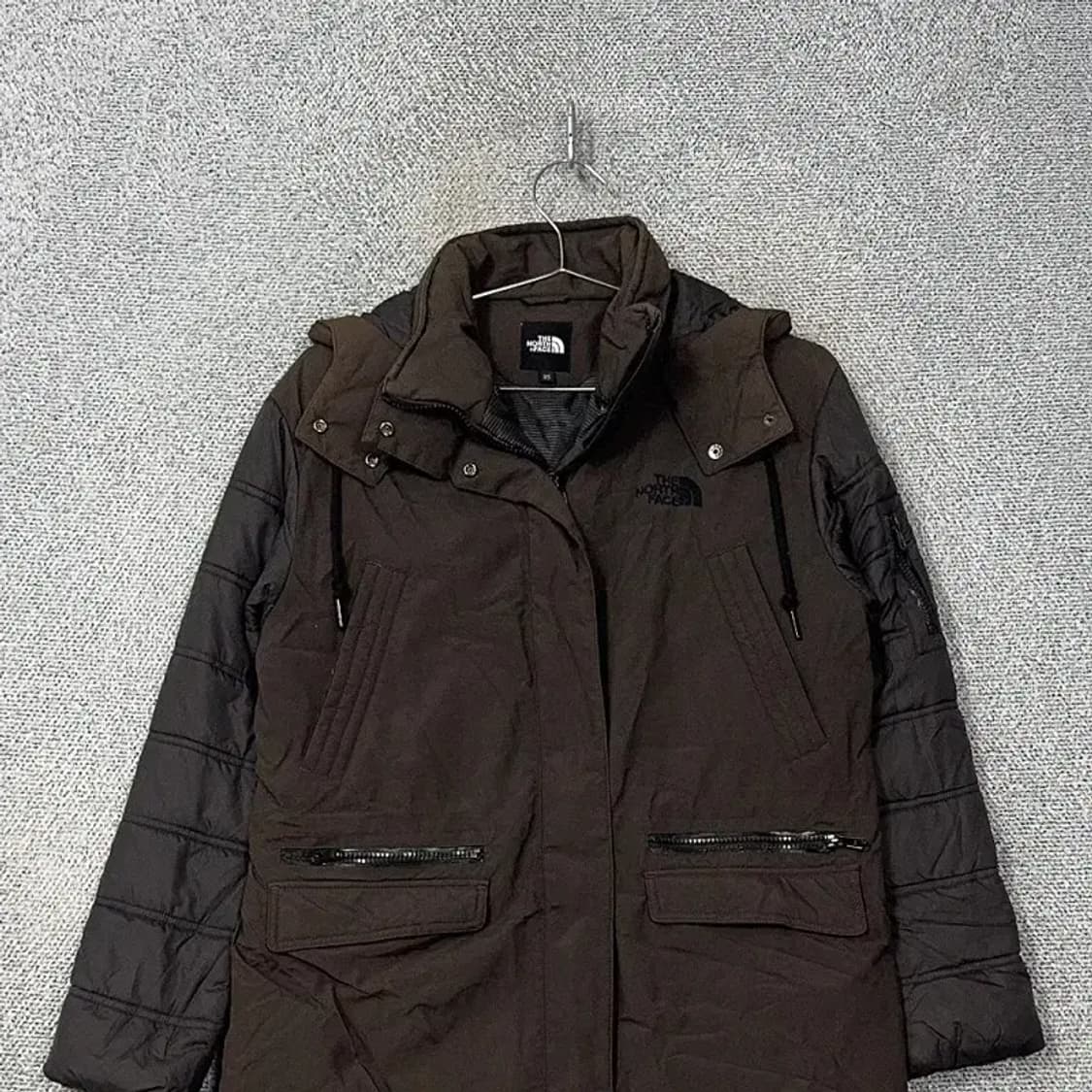 노스페이스 브라운 코트 패딩 85 상품이미지3