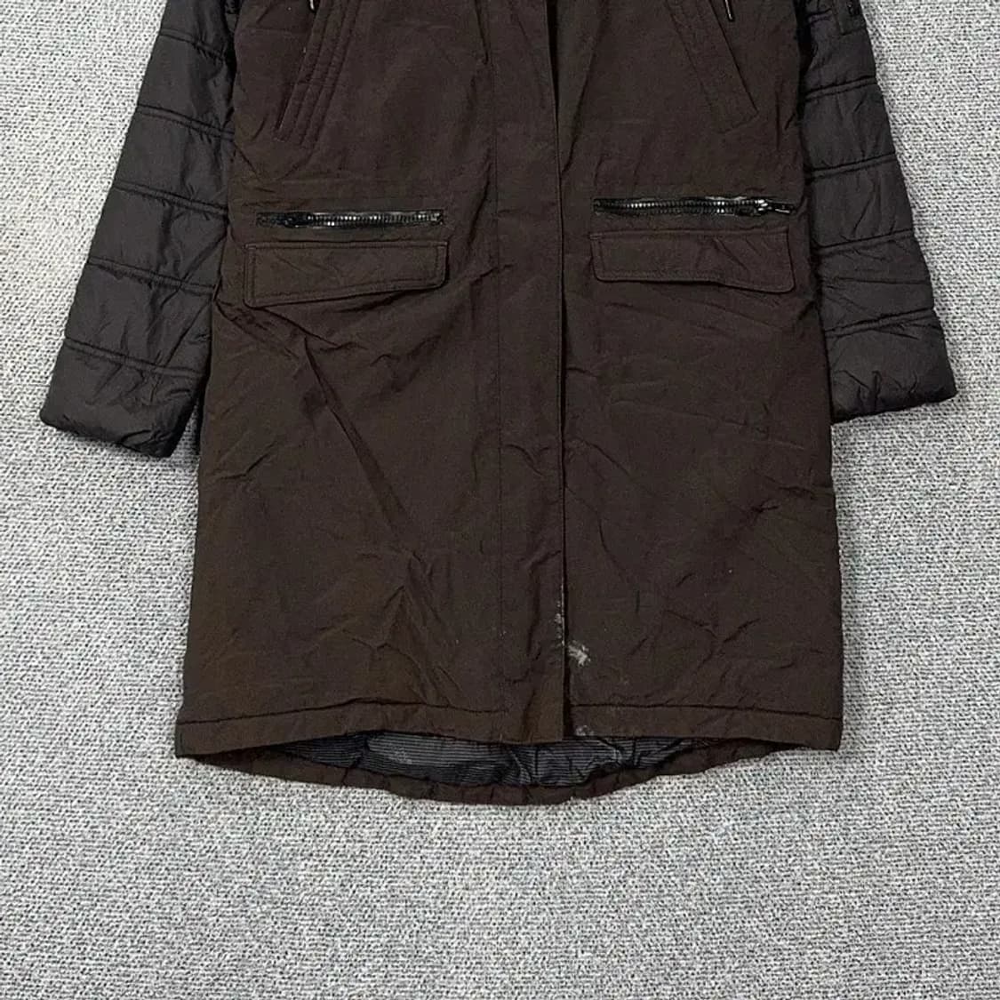 노스페이스 브라운 코트 패딩 85 상품이미지4