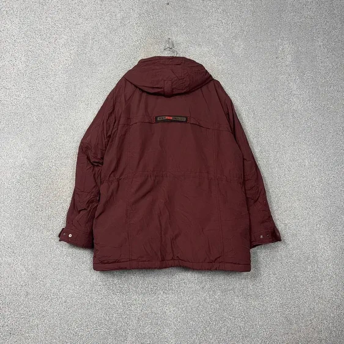 K2 로고 버건디 덕다운 오리털 패딩 점퍼 105 상품이미지2